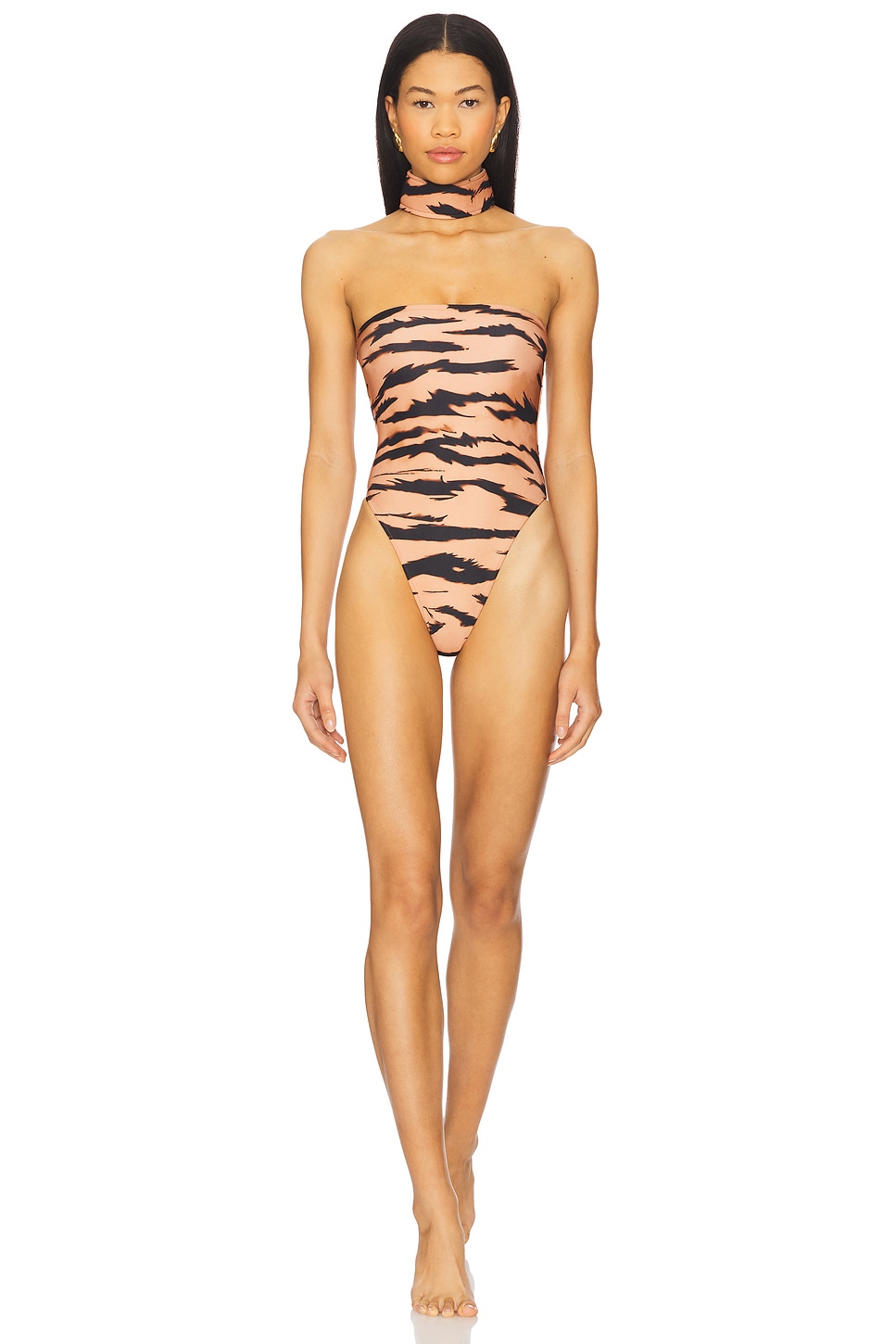 X Sabine Getty высокий купальник-слиток без бретелек Adriana Degreas, beige
X Sabine Getty высокий купальник-слиток без бретелек Adriana Degreas, beige