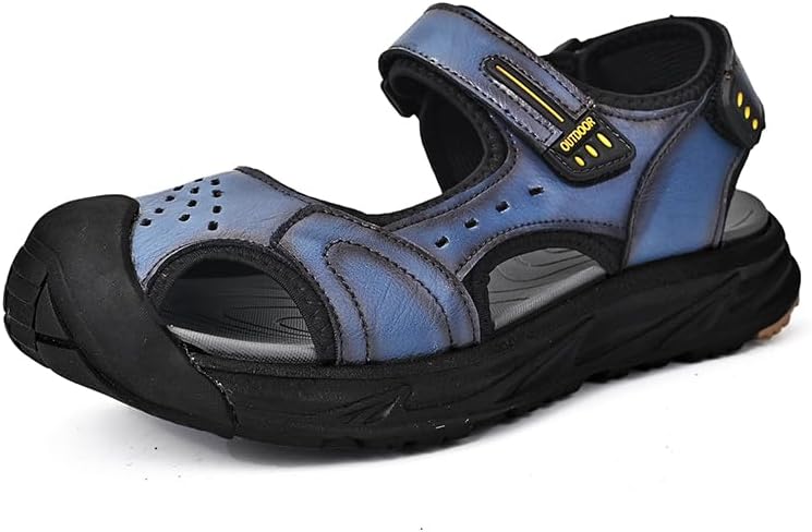 Мужские повседневные сандалии AQIXIDX для походов и вождения, спортивная обувь для ходьбы, с закрытым носком, дышащие, легкие пляжные туфли, синий
Мужские повседневные сандалии AQIXIDX для походов и вождения, спортивная обувь для ходьбы, с закрытым носком, дышащие, легкие пляжные туфли, синий