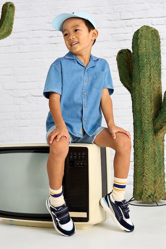 Детская хлопковая рубашка Mayoral, синий
Детская хлопковая рубашка Mayoral, синий