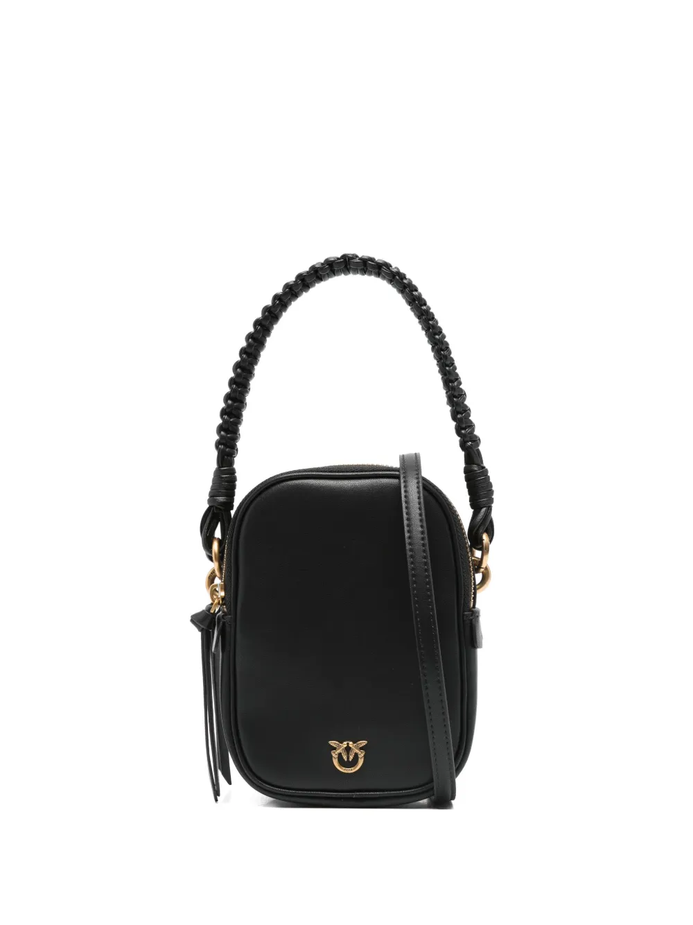 Кожаная сумка-тоут с плетеной ручкой PINKO, черный
Кожаная сумка-тоут с плетеной ручкой PINKO, черный