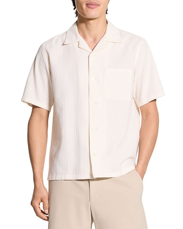 Нолл Рубашка с коротким рукавом и отложным воротником Theory, слоновая кость/кремовый 
Нолл Рубашка с коротким рукавом и отложным воротником Theory, слоновая кость/кремовый