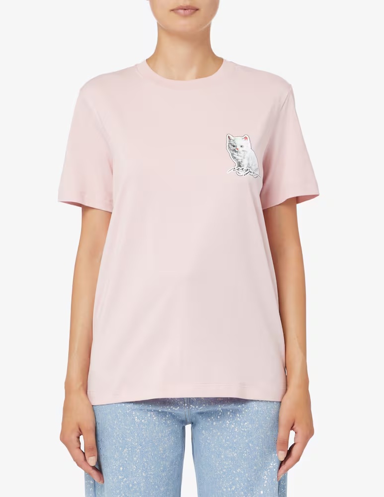 Хлопковая футболка MSGM, розовый
Хлопковая футболка MSGM, розовый