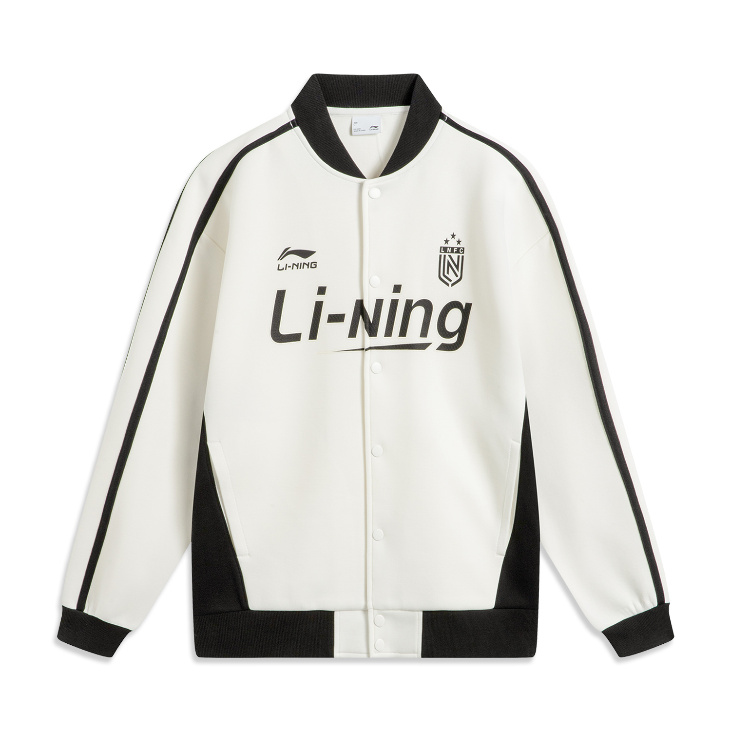 LINING Бейсбольная куртка унисекс цвета айвори, Ivory
LINING Бейсбольная куртка унисекс цвета айвори, Ivory