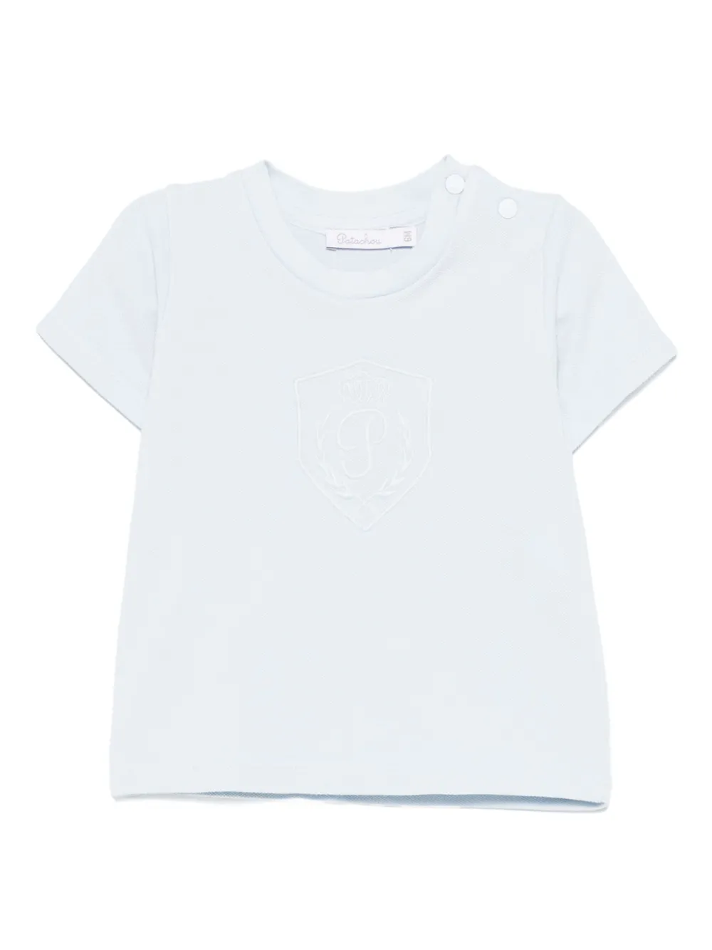 Футболка с вышитым логотипом Patachou, синий
Футболка с вышитым логотипом Patachou, синий