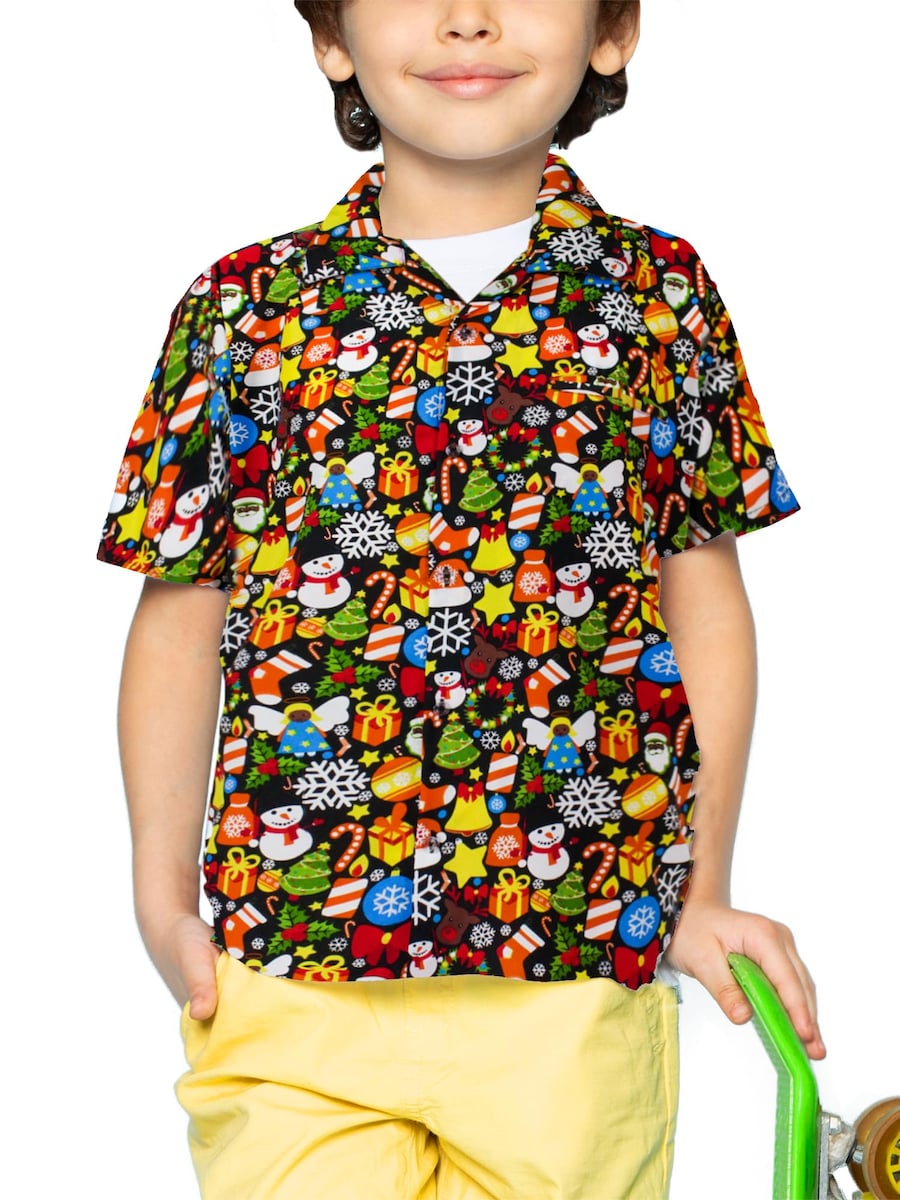 Рубашка на пуговицах классического кроя King Kameha Christmas Allover, Mixed Colors
Рубашка на пуговицах классического кроя King Kameha Christmas Allover, Mixed Colors