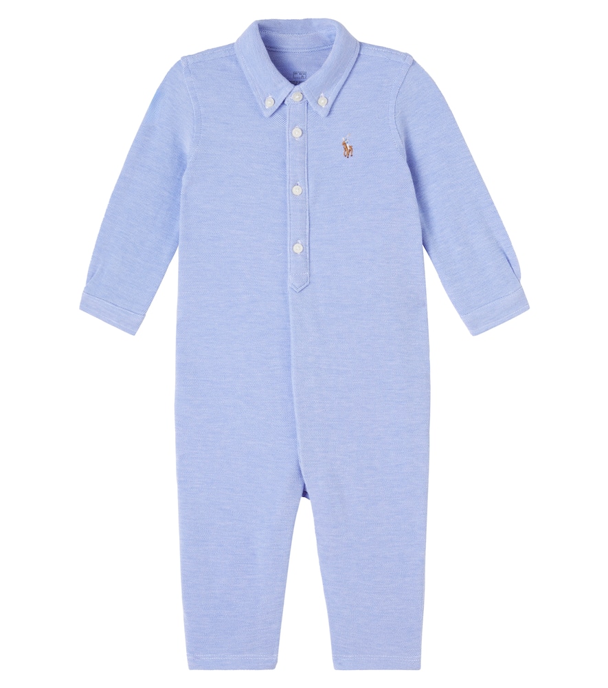 Детский хлопковый комбинезон Polo Ralph Lauren Kids, Harbor Island Blue
Детский хлопковый комбинезон Polo Ralph Lauren Kids, Harbor Island Blue