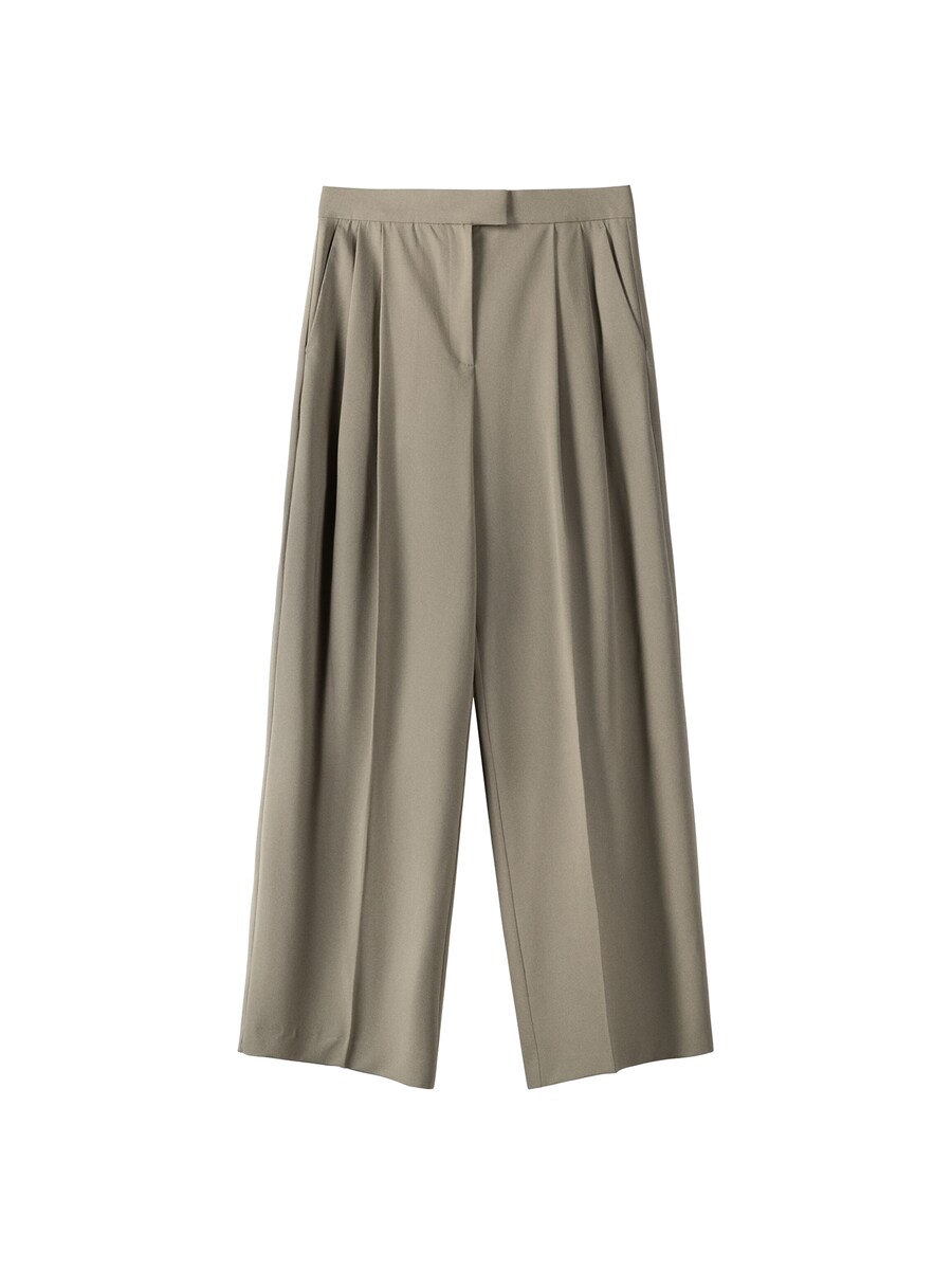 Широкие брюки Bershka Wide leg Pleated Pants, темно-бежевый
Широкие брюки Bershka Wide leg Pleated Pants, темно-бежевый