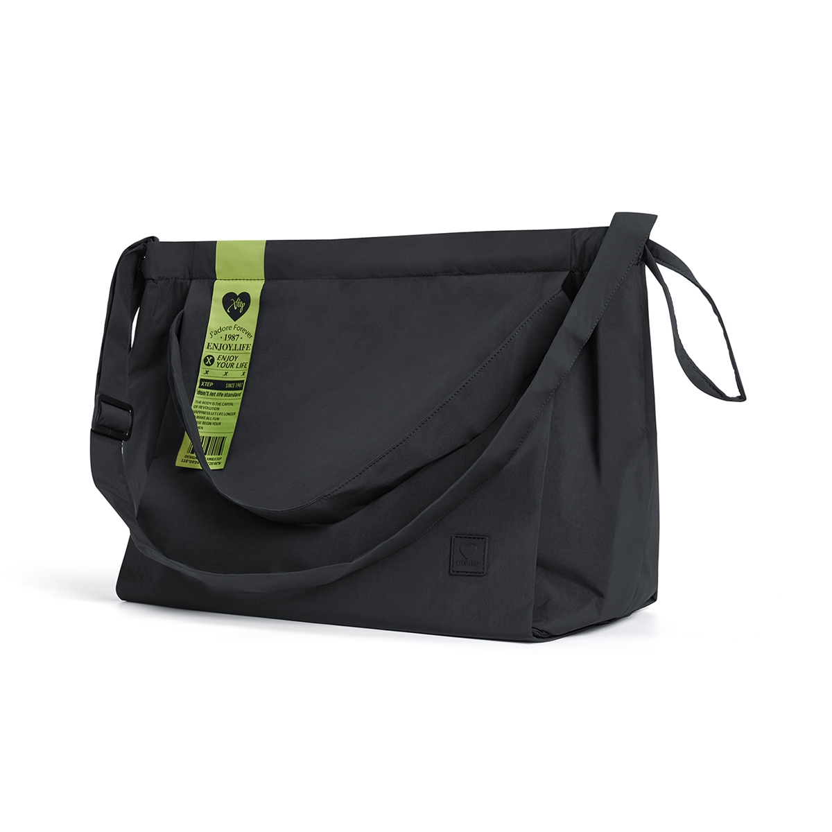 XTEP Тканевая сумка шопер через плечо кроссбоди женская светло-розовая бежевая черная, Black
XTEP Тканевая сумка шопер через плечо кроссбоди женская светло-розовая бежевая черная, Black