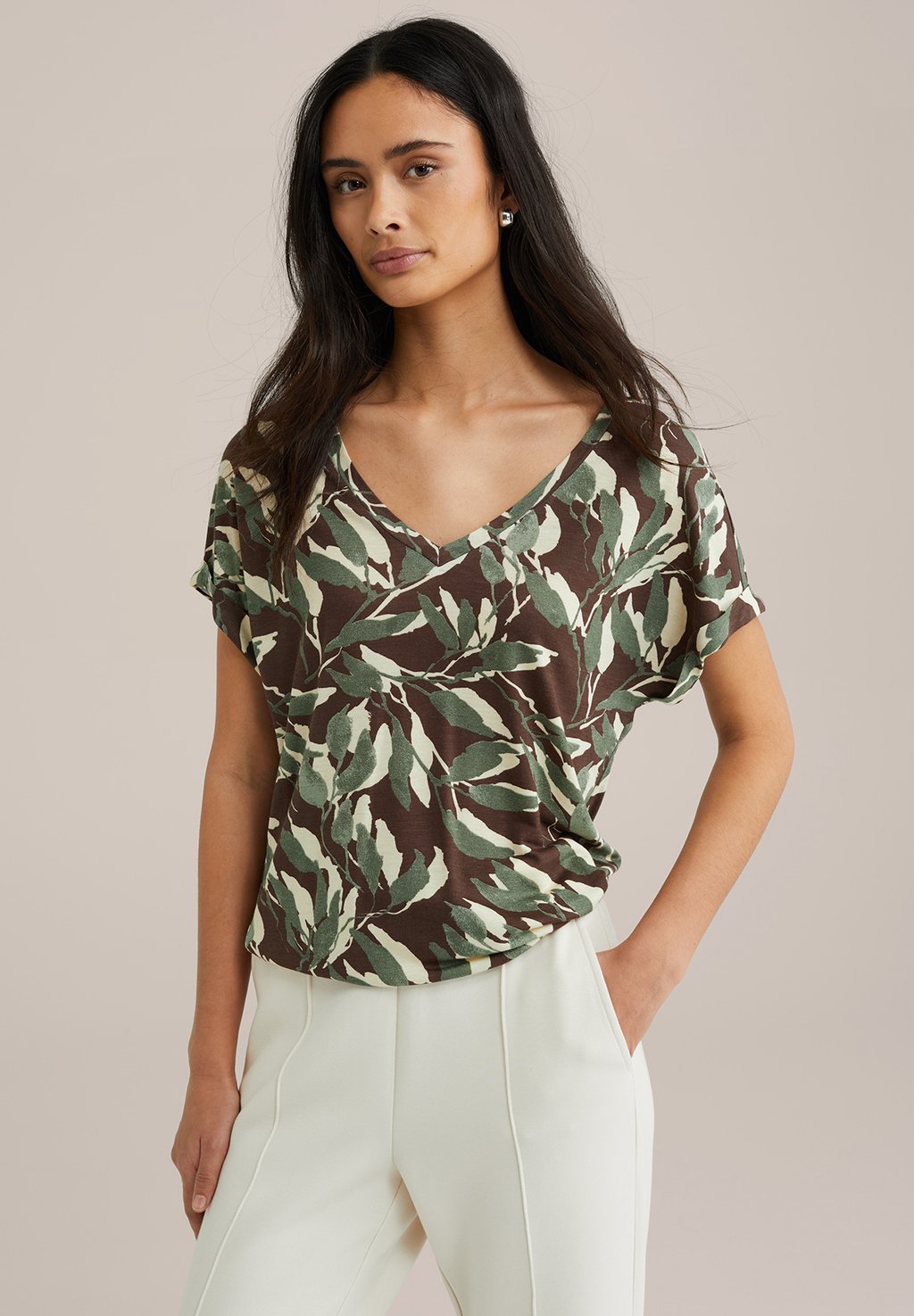 Футболка с принтом WE Fashion, коричневый
Футболка с принтом WE Fashion, коричневый