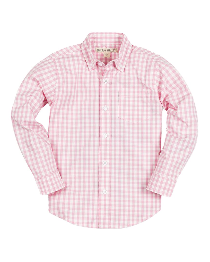 Рубашка Hope & Henry из эластичного поплина с длинным рукавом, розовый
Рубашка Hope & Henry из эластичного поплина с длинным рукавом, розовый