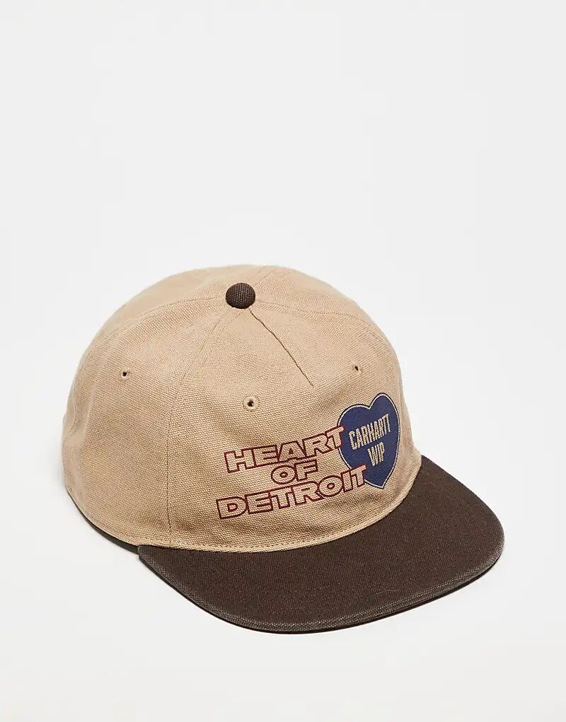 Кепка Carhartt WIP с мотивом «аркан» и контрастным козырьком бежевого цвета
Кепка Carhartt WIP с мотивом «аркан» и контрастным козырьком бежевого цвета