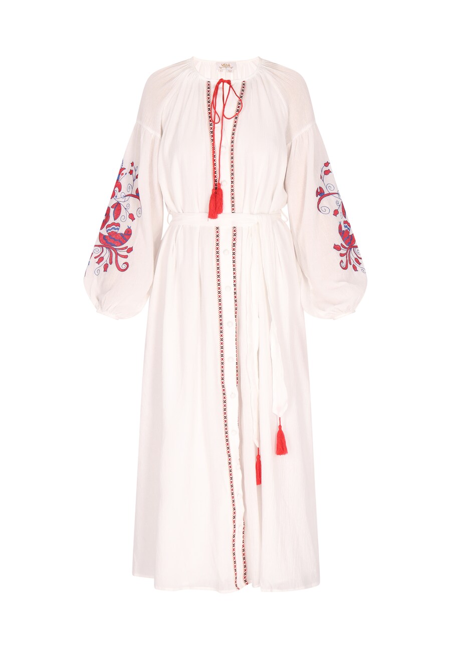Платье рубашка usha FESTIVAL Shirt Dress, белый
Платье рубашка usha FESTIVAL Shirt Dress, белый