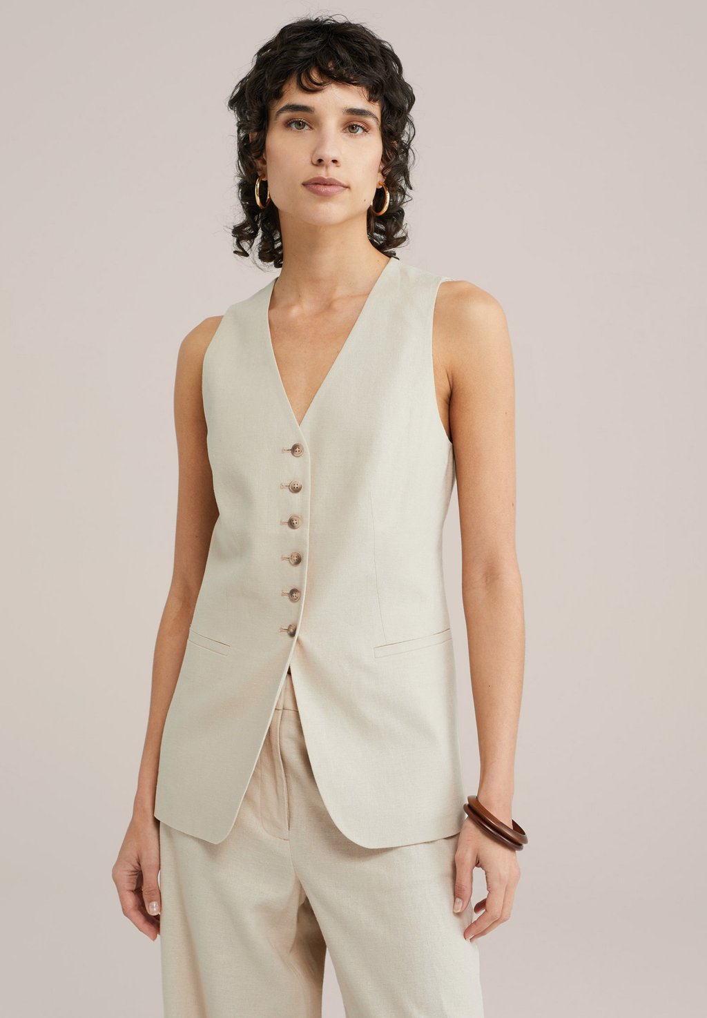 Жилет WE Fashion, бежевый
Жилет WE Fashion, бежевый