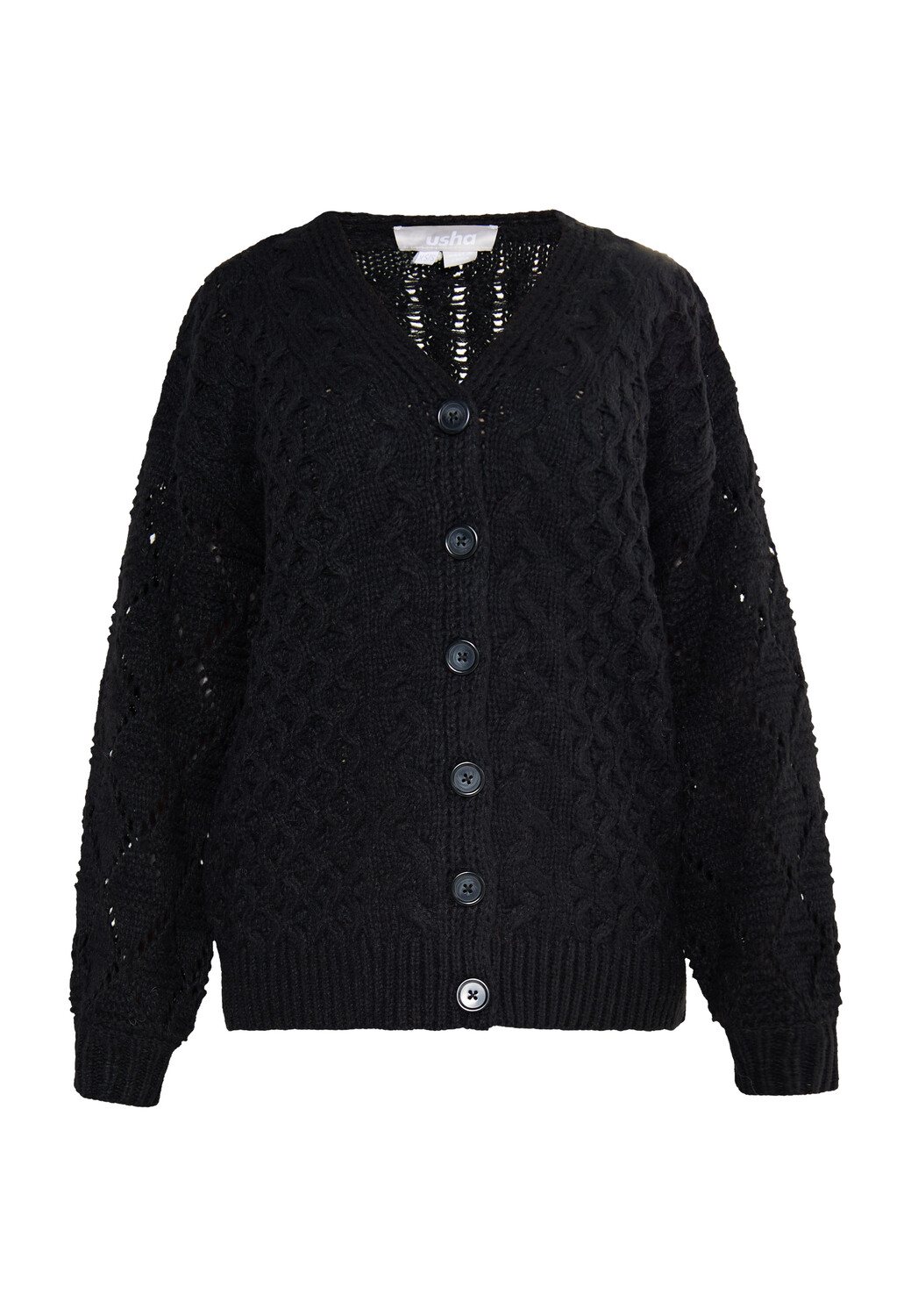 Толстовка Usha Strickcardigan, черный
Толстовка Usha Strickcardigan, черный