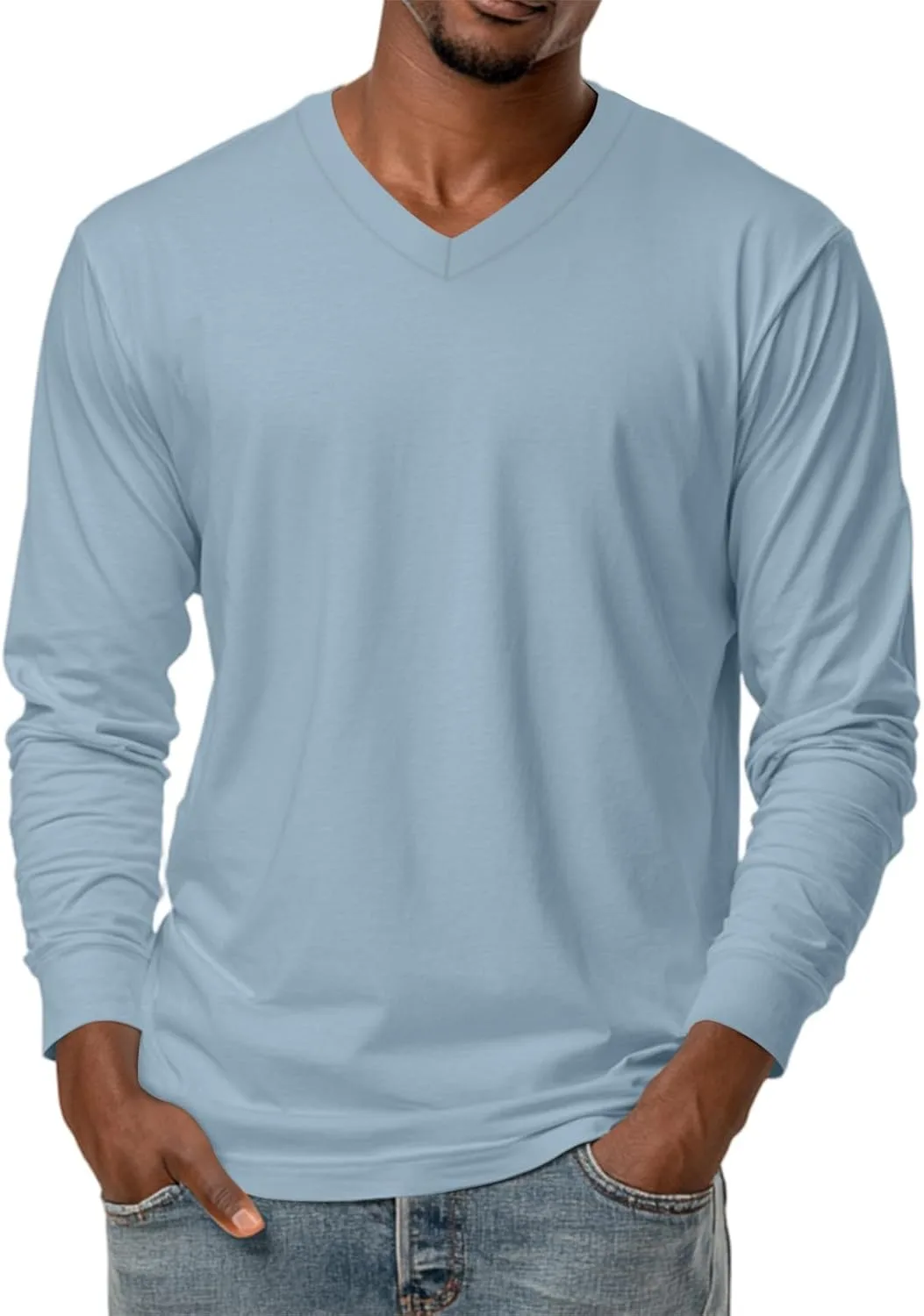 Мужская футболка с длинным рукавом FQZWONG Casual Soild Color Loose Pullover
Мужская футболка с длинным рукавом FQZWONG Casual Soild Color Loose Pullover