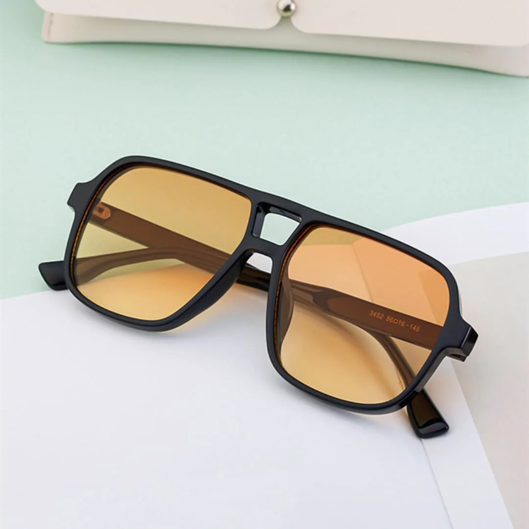 Ретро солнцезащитные очки с двойной перемычкой для женщин и мужчин, градиентная защита от УФ-излучения UV400, декоративная отделка заклепками UATXTAU, Black Orange
Ретро солнцезащитные очки с двойной перемычкой для женщин и мужчин, градиентная защита от УФ-излучения UV400, декоративная отделка заклепками UATXTAU, Black Orange