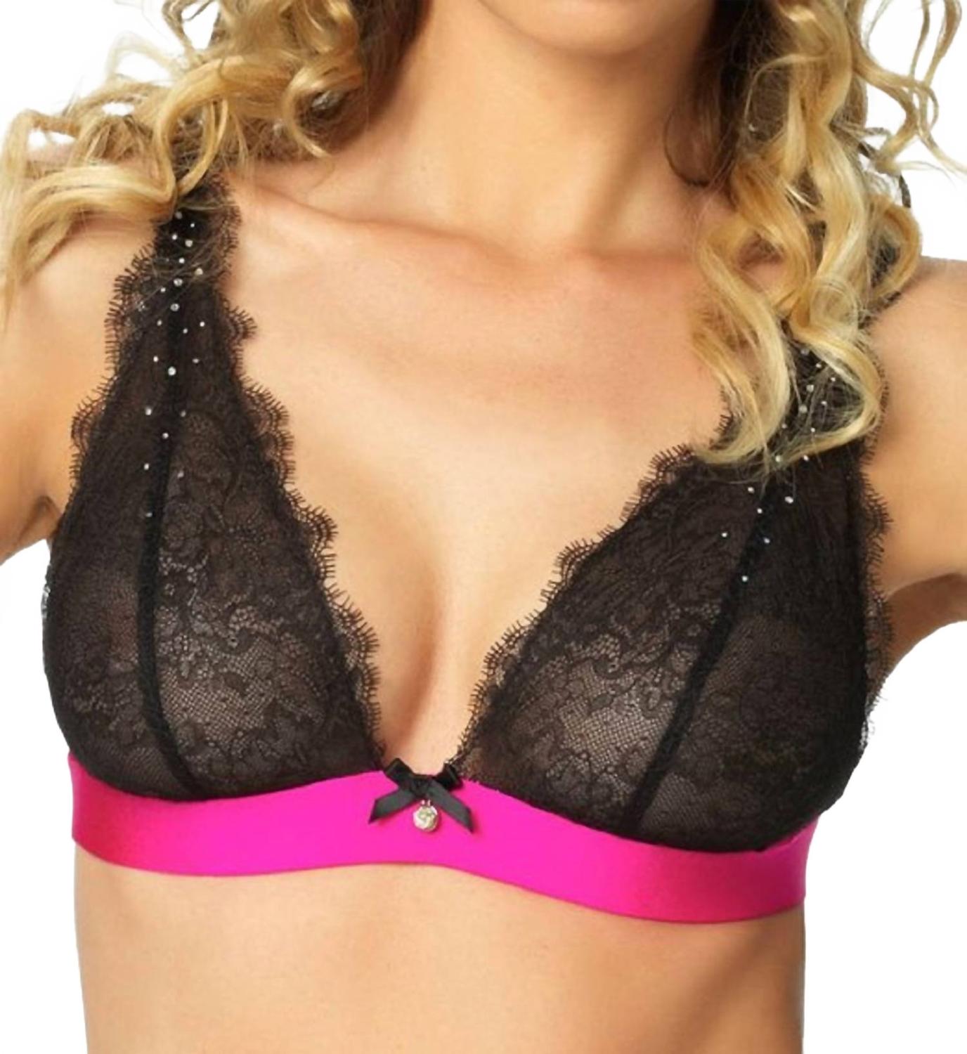 Бюстгальтер-треугольник Bow Satine в цвете фуксия/черный Felina
Бюстгальтер-треугольник Bow Satine в цвете фуксия/черный Felina