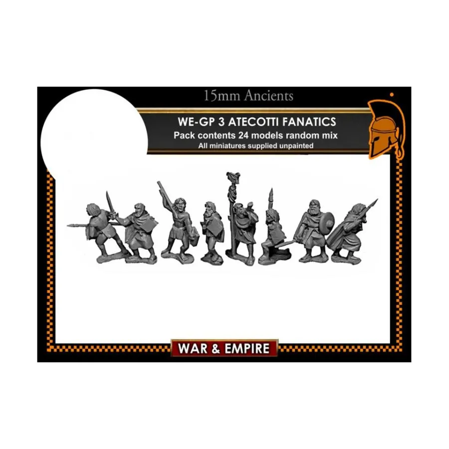 Фанатики - Атекотти, War & Empire - Ancients Miniatures - Picts and Caledonians (15mm)
Фанатики - Атекотти, War & Empire - Ancients Miniatures - Picts and Caledonians (15mm)