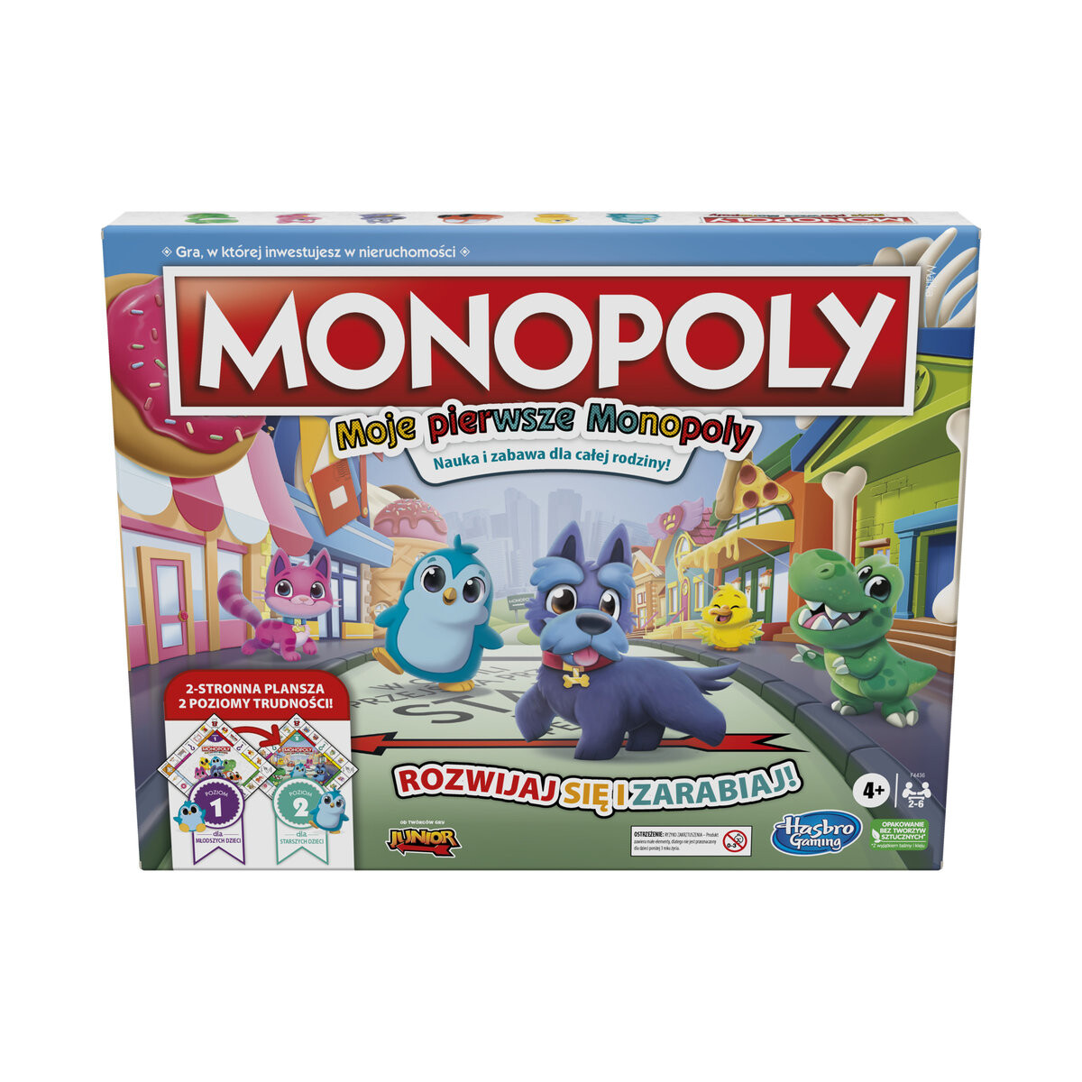 Моя первая монополия, F4436, настольная игра Monopoly
Моя первая монополия, F4436, настольная игра Monopoly
