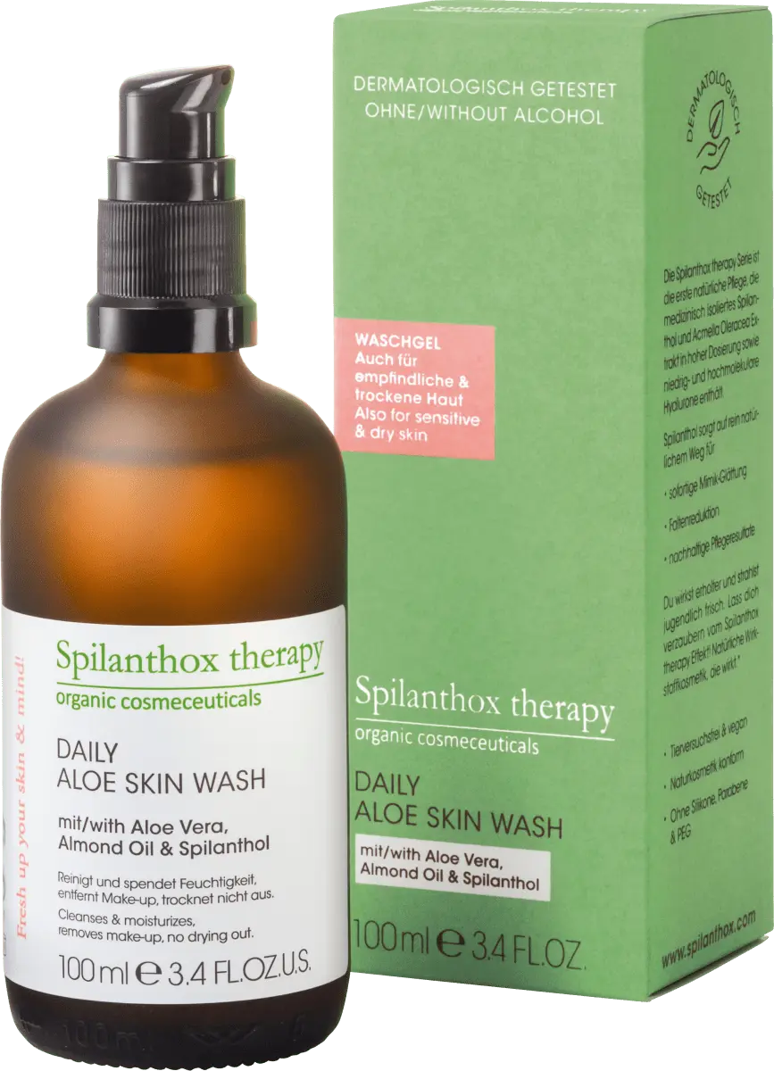 Гель для стирки Daily Aloe 100мл Spilanthox therapy
Гель для стирки Daily Aloe 100мл Spilanthox therapy