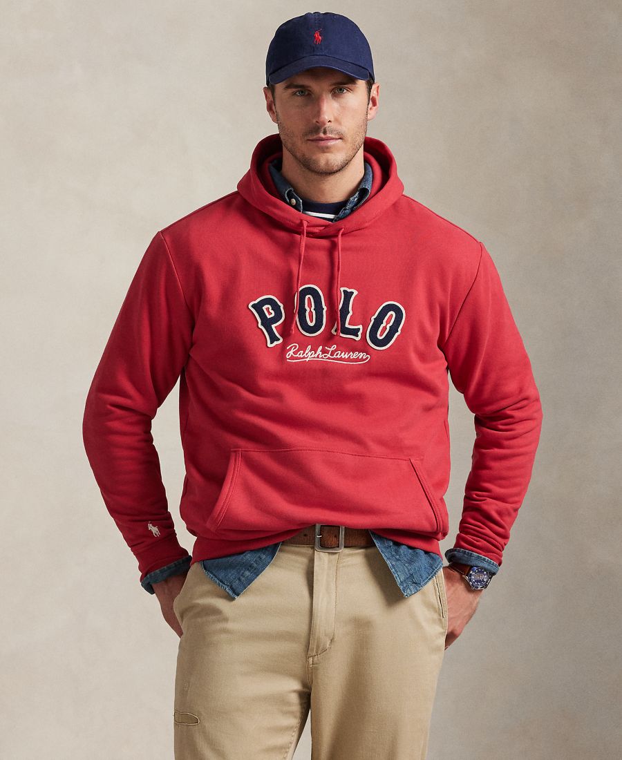 Мужская толстовка с капюшоном и графическим принтом больших размеров Polo Ralph Lauren, Sunrise Red
Мужская толстовка с капюшоном и графическим принтом больших размеров Polo Ralph Lauren, Sunrise Red