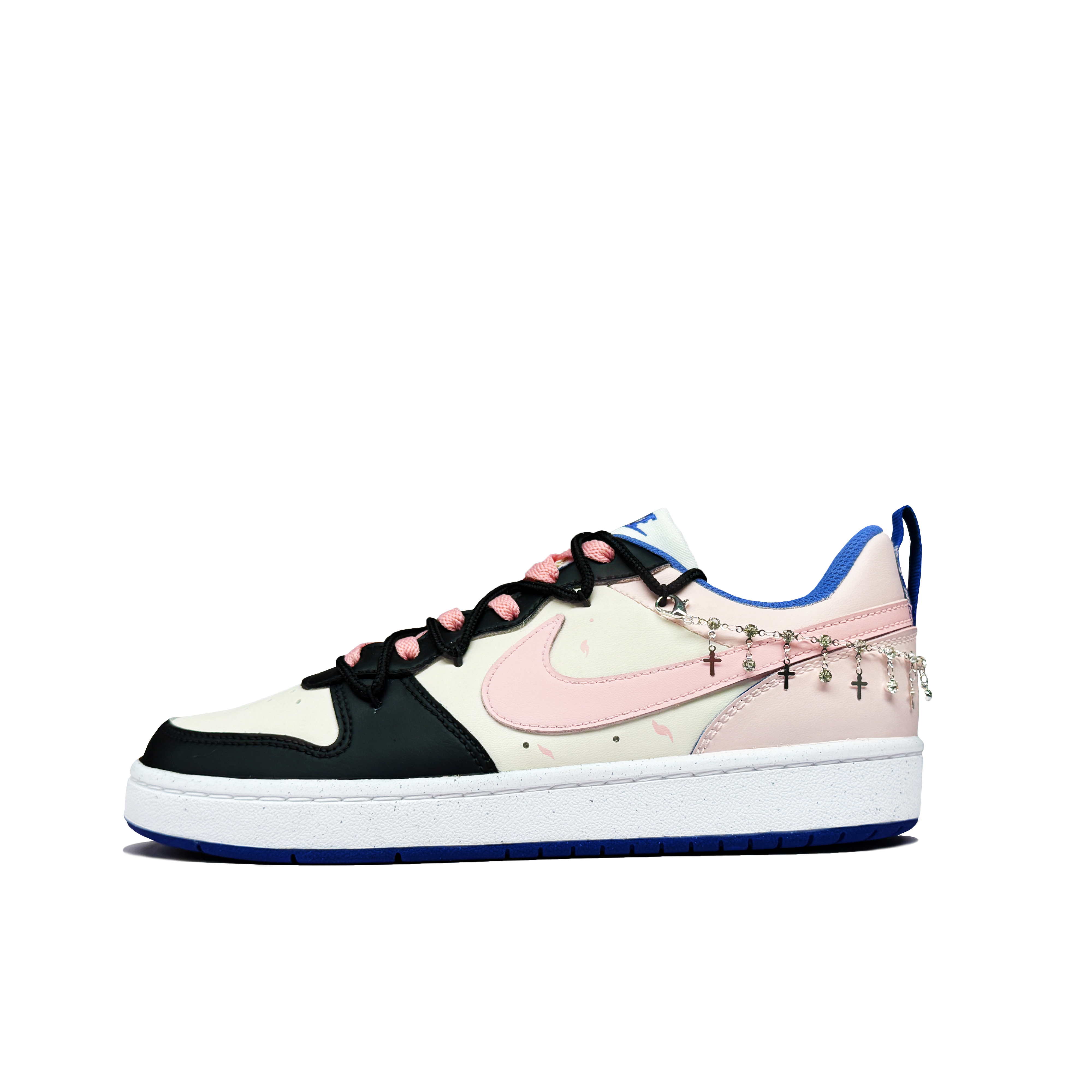 Дышащие, быстросохнущие, низкие кроссовки для скейтбординга для детей и подростков Court Borough Nike, розовый 
Дышащие, быстросохнущие, низкие кроссовки для скейтбординга для детей и подростков Court Borough Nike, розовый