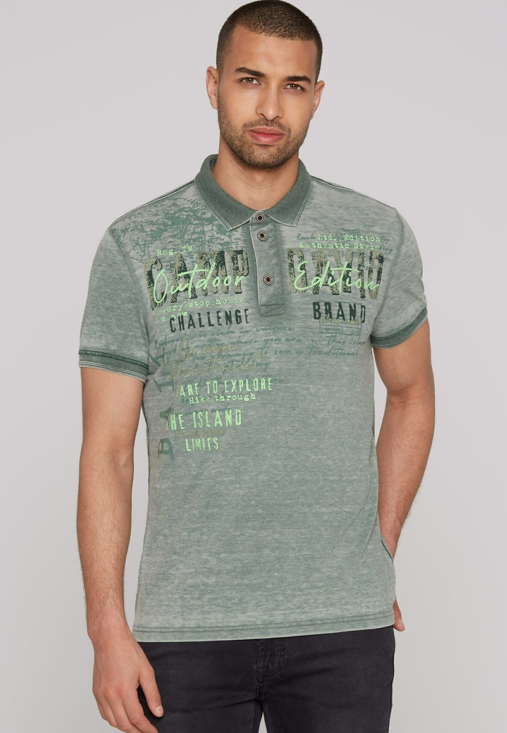 Рубашка поло MIT LOGO ARTWORKS Camp David, зеленый
Рубашка поло MIT LOGO ARTWORKS Camp David, зеленый