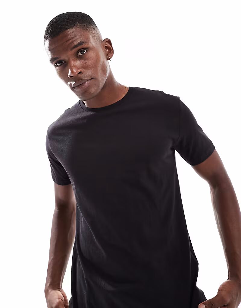 Brave Soul - футболка средней плотности с короткими рукавами черного цвета
Brave Soul - футболка средней плотности с короткими рукавами черного цвета