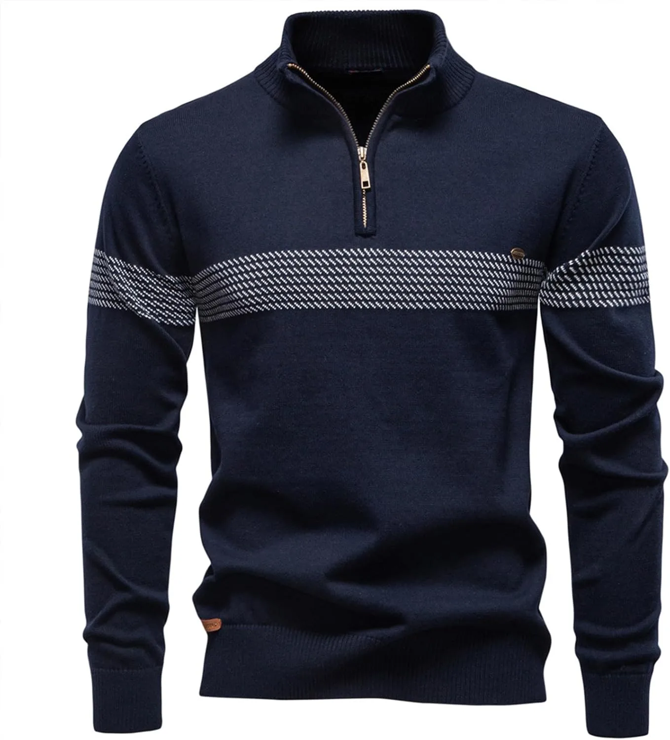 Мужской свитер с четвертью молнии, Casual, Slim Fit, текстурированный RODYETQQ
Мужской свитер с четвертью молнии, Casual, Slim Fit, текстурированный RODYETQQ