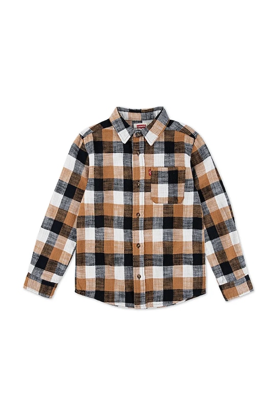 Детская хлопковая рубашка BUFFALO CHECK FLANNEL SHIRS Levi'S, бежевый
Детская хлопковая рубашка BUFFALO CHECK FLANNEL SHIRS Levi'S, бежевый
