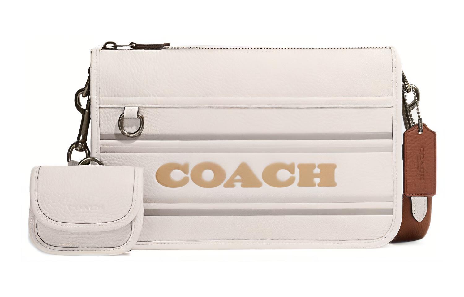 COACH Наследие Кожаная Сумка Через Плечо Средний Размер Женская Белая 
COACH Наследие Кожаная Сумка Через Плечо Средний Размер Женская Белая