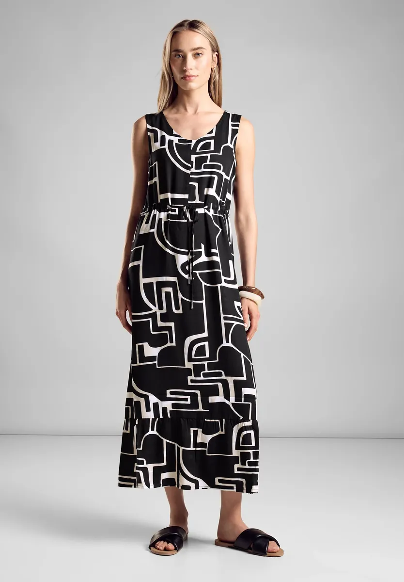 Платье макси STREET ONE из вискозы, черный
Платье макси STREET ONE из вискозы, черный