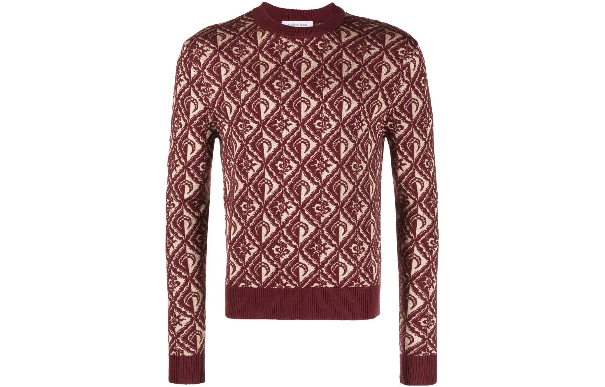 Майка с жаккардовым узором "Лунный бриллиант" Marine Serre, красная
Майка с жаккардовым узором "Лунный бриллиант" Marine Serre, красная