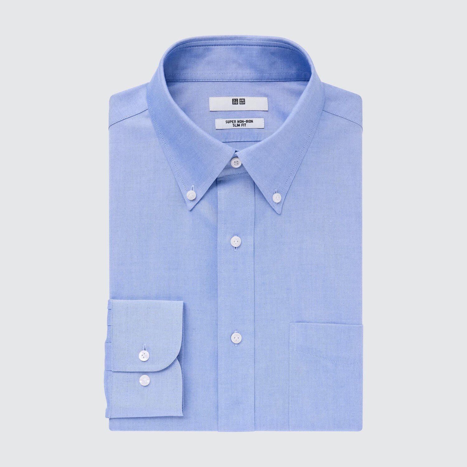 Рубашка приталенного кроя с длинными рукавами Uniqlo, синий
Рубашка приталенного кроя с длинными рукавами Uniqlo, синий