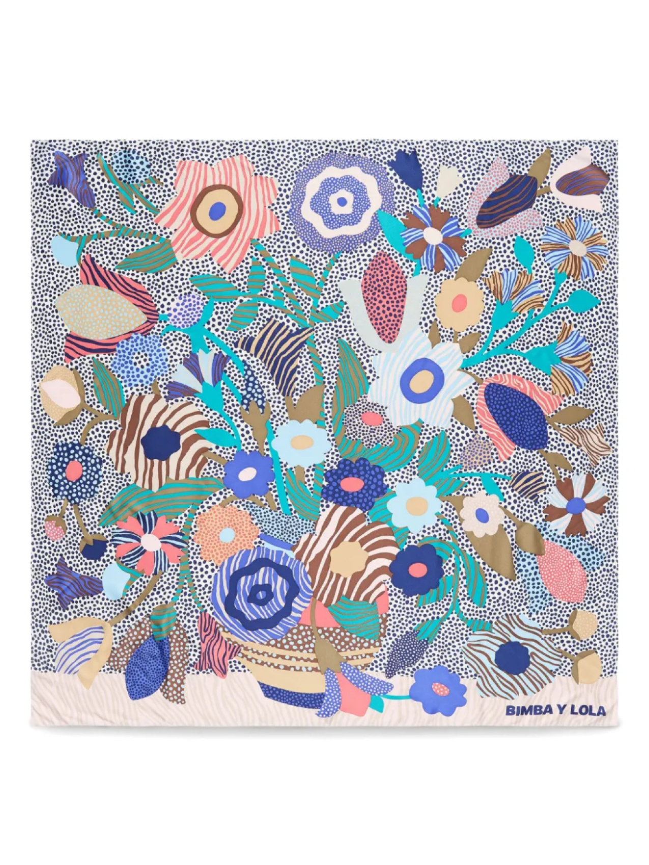 Шарф с цветочным принтом Bimba y Lola, синий
Шарф с цветочным принтом Bimba y Lola, синий