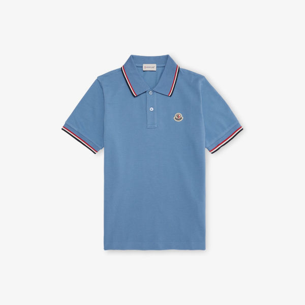 Поло Moncler хлопковое с логотипом 4-10 лет, синий
Поло Moncler хлопковое с логотипом 4-10 лет, синий