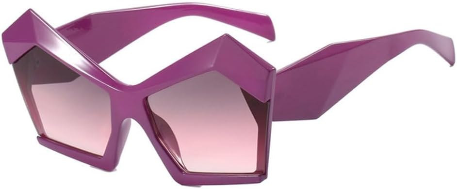 Модные солнцезащитные очки неправильной формы для женщин, разноцветные, с защитой от УФ-излучения UV400, трендовые солнцезащитные очки с градиентным переходом для женщин TKKTLLT, Purple-purple
Модные солнцезащитные очки неправильной формы для женщин, разноцветные, с защитой от УФ-излучения UV400, трендовые солнцезащитные очки с градиентным переходом для женщин TKKTLLT, Purple-purple