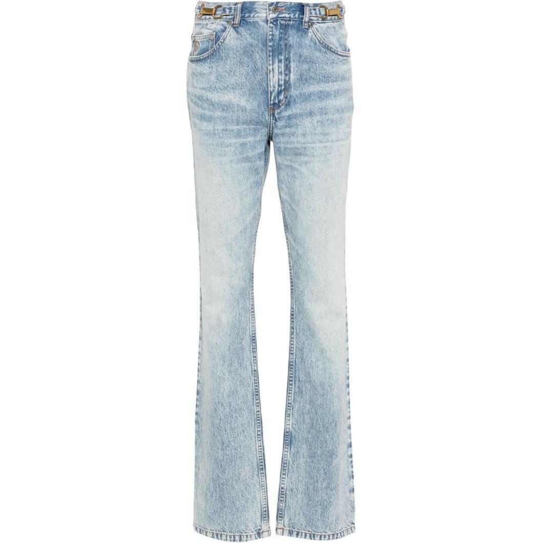 Джинсы средней посадки с застежкой и декором Stella Mccartney, синий
Джинсы средней посадки с застежкой и декором Stella Mccartney, синий