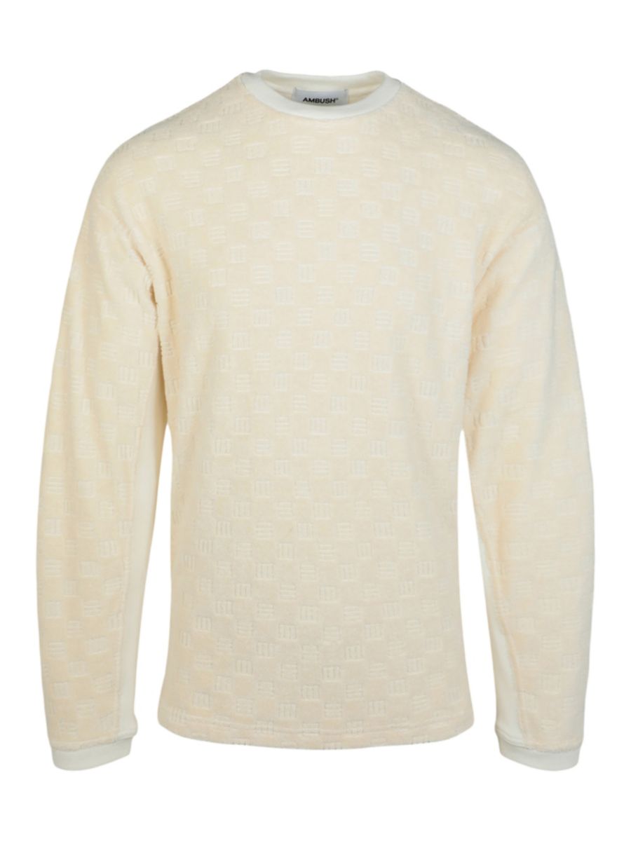 Толстовка свободного кроя с монограммой Ambush, белый
Толстовка свободного кроя с монограммой Ambush, белый