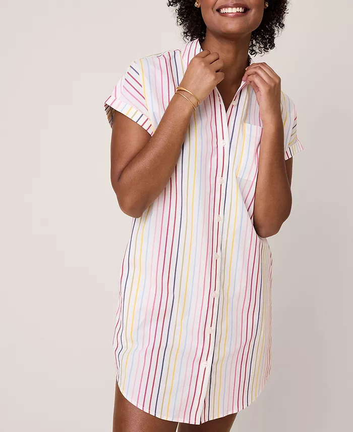 Женское платье Eleanor из хлопка-стрейч в полоску с короткими рукавами UNTUCKit, мультиколор
Женское платье Eleanor из хлопка-стрейч в полоску с короткими рукавами UNTUCKit, мультиколор
