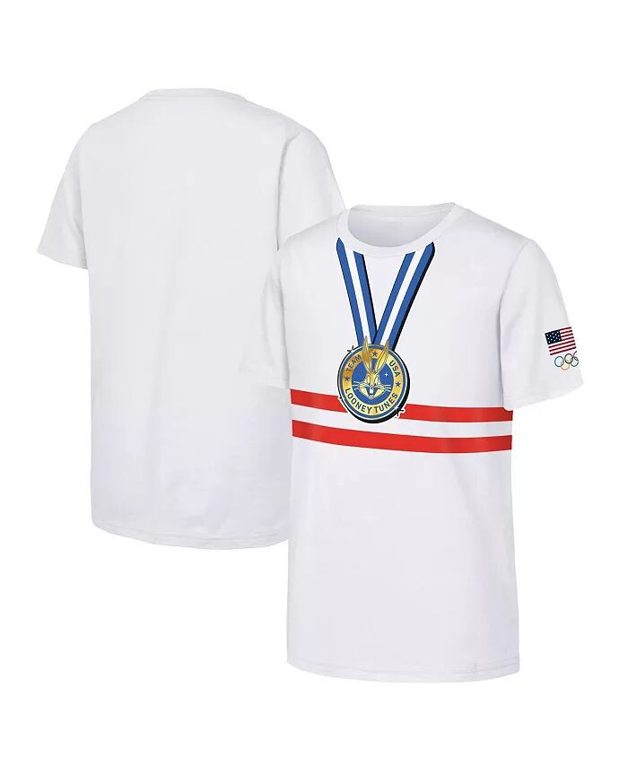 Футболка обладателя золотой медали Big Boys and Girls White Team USA Looney Tunes Outerstuff
Футболка обладателя золотой медали Big Boys and Girls White Team USA Looney Tunes Outerstuff
