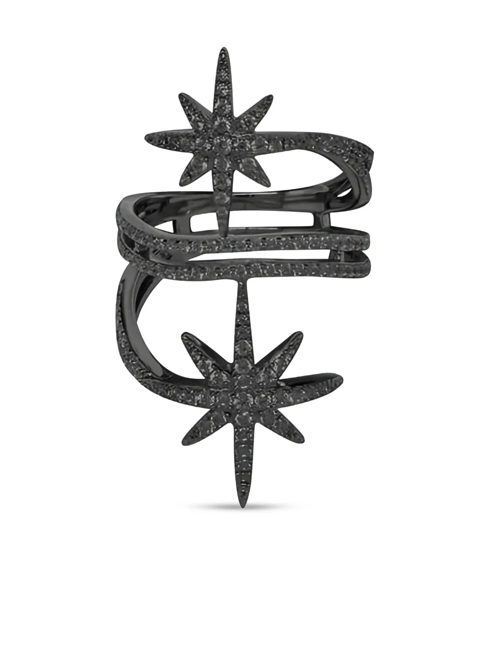 Кольцо, украшенное звездами Apm Monaco, черный
Кольцо, украшенное звездами Apm Monaco, черный