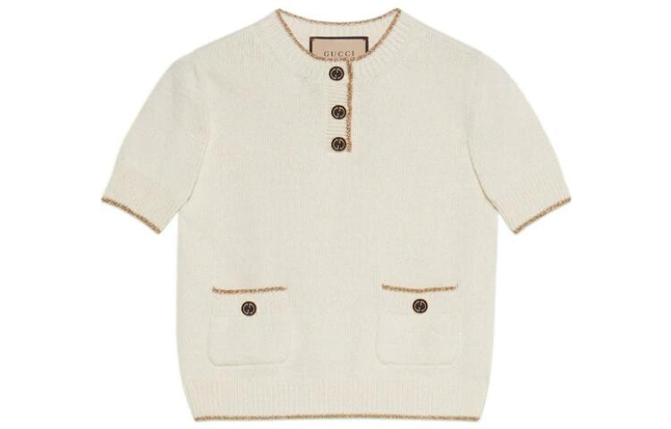 Футболка женская Gucci, белый / бежевый
Футболка женская Gucci, белый / бежевый
