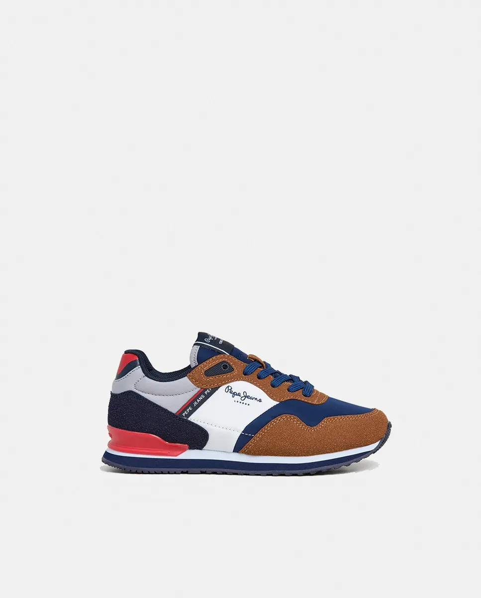 Детские кроссовки London Berg в сочетании материалов и цветов Pepe Jeans
Детские кроссовки London Berg в сочетании материалов и цветов Pepe Jeans