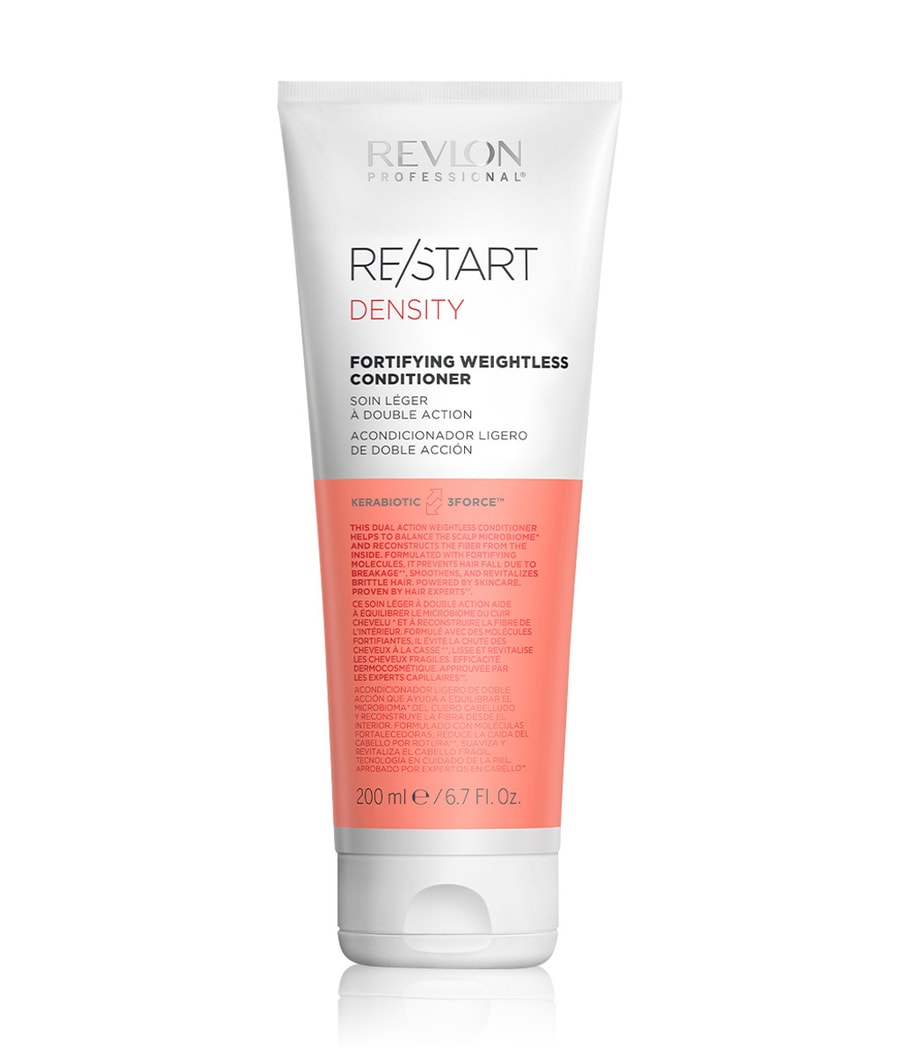 Кондиционер Revlon Professional Re/Start DENSITY Fortifying Weightless Conditioner, 200 ml
Кондиционер Revlon Professional Re/Start DENSITY Fortifying Weightless Conditioner, 200 ml