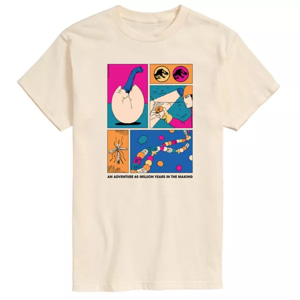 Мужская футболка с рисунком ДНК динозавра из мира Юрского периода Licensed Character, бежевый
Мужская футболка с рисунком ДНК динозавра из мира Юрского периода Licensed Character, бежевый