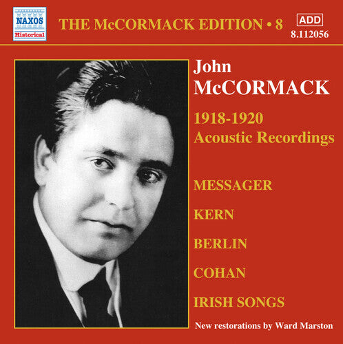 CD диск Pasternack; Victor Orchestra; Rattay; Lapitino; Bo: V 8: McCormack Edition - 1918
CD диск Pasternack; Victor Orchestra; Rattay; Lapitino; Bo: V 8: McCormack Edition - 1918