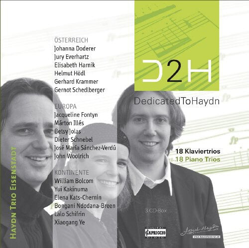 CD диск Haydn Trio Eisenstadt: Dedicated to Haydn: 18 Piano Trios
CD диск Haydn Trio Eisenstadt: Dedicated to Haydn: 18 Piano Trios