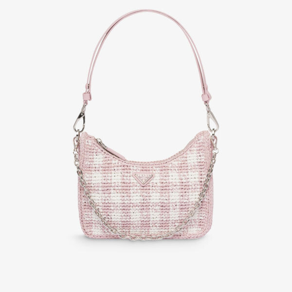 Миниатюрная вязаная крючком сумка через плечо Re-Edition 2005 Prada, розовый
Миниатюрная вязаная крючком сумка через плечо Re-Edition 2005 Prada, розовый