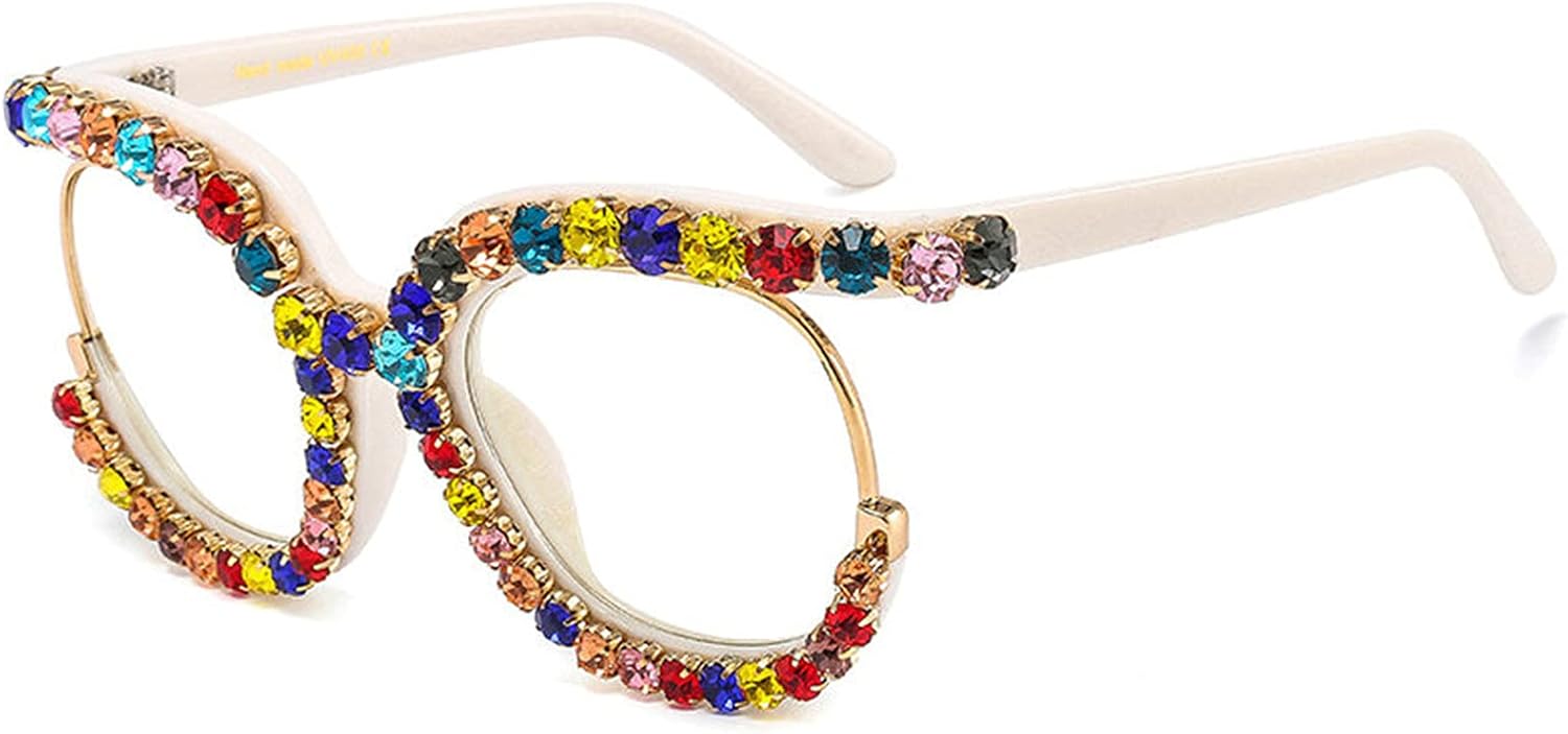 Солнцезащитные очки Willochra с круглыми блестящими стразами для женщин, бриллиантовые, конфетные цвета, женские хрустальные солнцезащитные очки, блестящие очки-маска, Rainbow
Солнцезащитные очки Willochra с круглыми блестящими стразами для женщин, бриллиантовые, конфетные цвета, женские хрустальные солнцезащитные очки, блестящие очки-маска, Rainbow